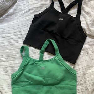 NWOT Seamless Ribbed Favorite Bra Tank x2
